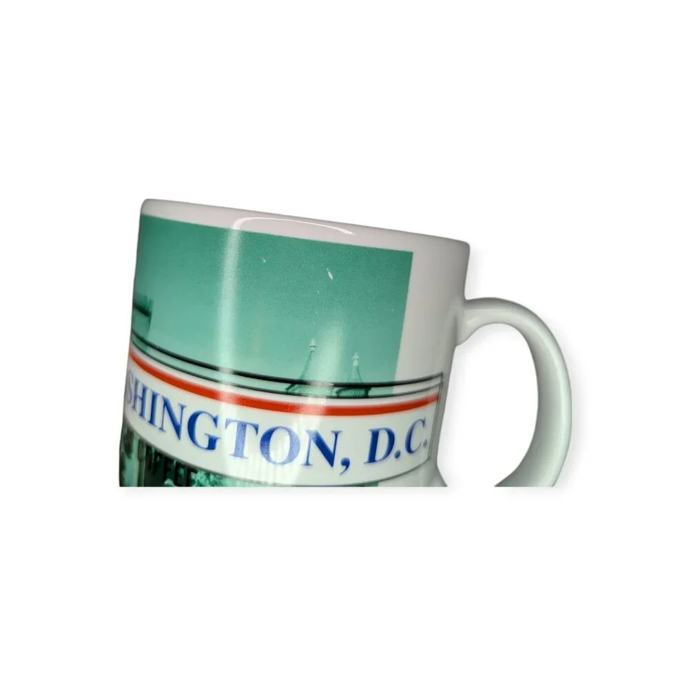 Vintage Starbucks Coffee Mug-Washington D.C. Lincoln Memorial White House